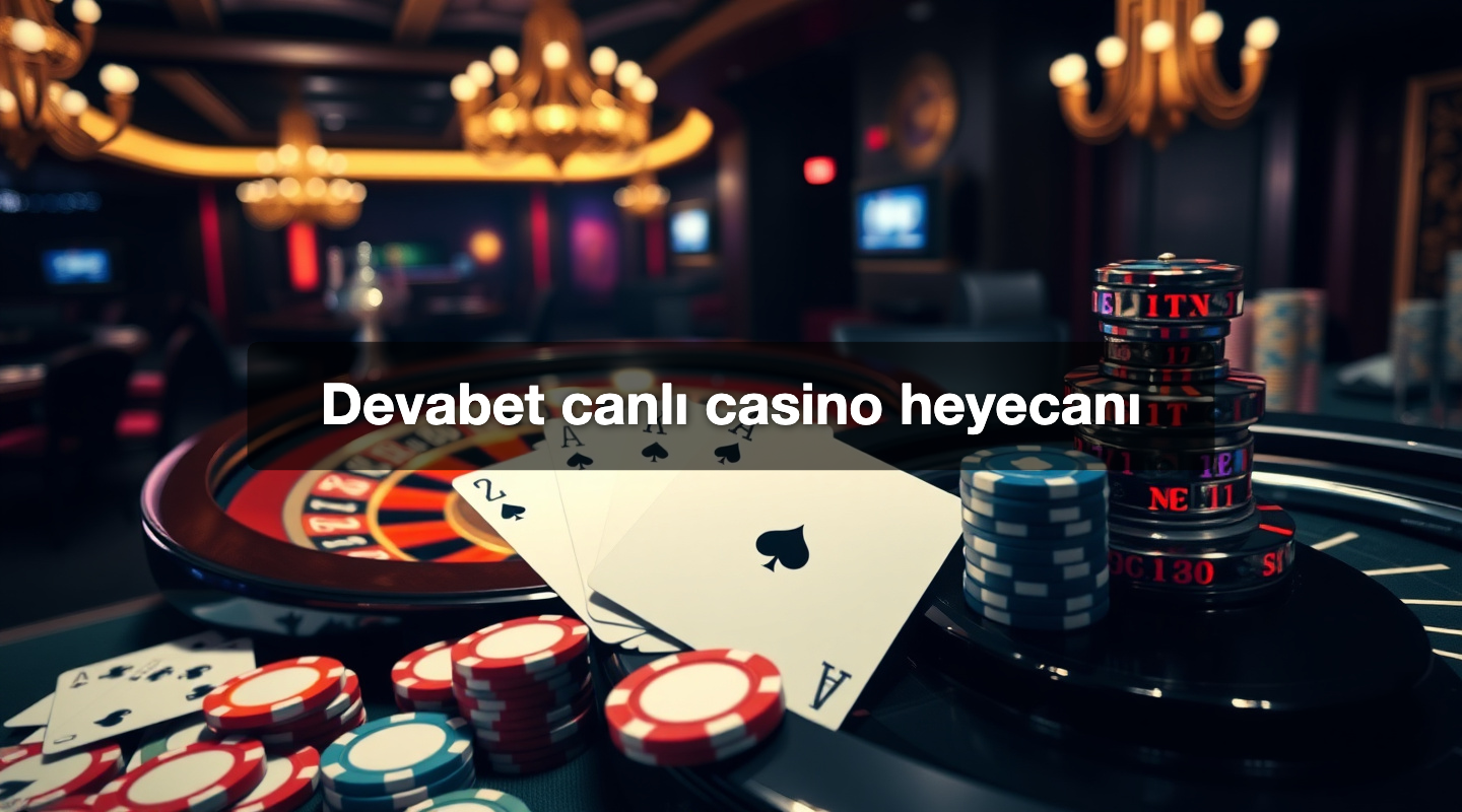 Devabet canlı casino heyecanı